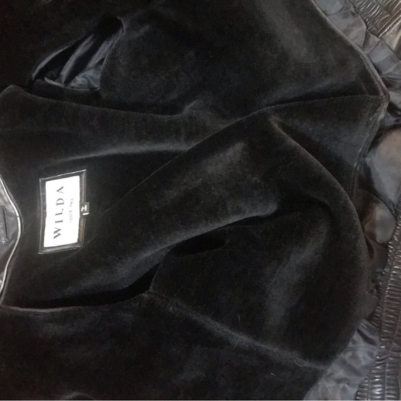 Wilda Black Leather Vintage Jacket XL - Picture 8 of 8